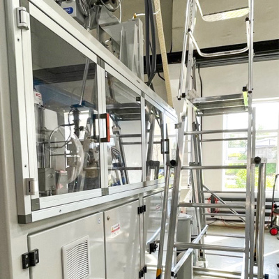 Телескопическая лестница-платформа MEGAL ТЛП (0,8-1,3) — алюминиевая, передвижная, с регулировкой высоты. Изображение №14