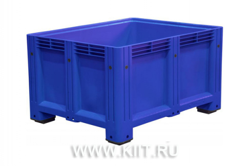 Контейнер Big Box D-Box 1210 S (760) 1200x1000x760 мм сплошной на ножках синий