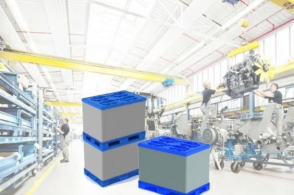 Фото разборный контейнер polybox усиленный трубами на сайте www.kiit.ru в интернет-каталоге КИИТ ☎ +7(800) 707-07-45 Изображение №3