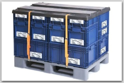 Пластиковый поддон для тары KLT. Изображение №1