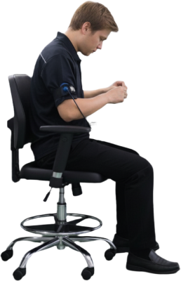 Антистатический стул GRESSON СПА-4 ESD (1 МОм, нагрузка 120 кг, регулировка высоты 430-630 мм). Изображение №1