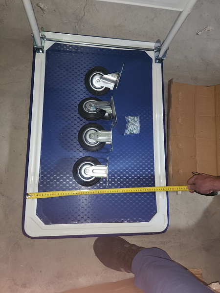 Фото платформенная тележка tor ph 150 | грузоподъемность 150 кг, платформа 480х740 мм на сайте www.kiit.ru в интернет-каталоге КИИТ ☎ +7(800) 707-07-45 Изображение №8