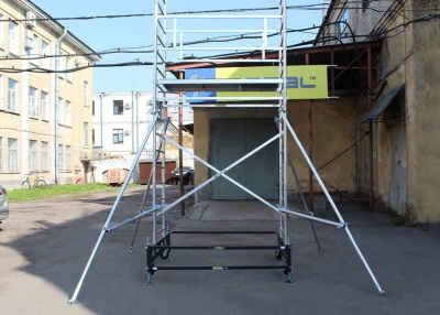 Алюминиевая вышка Megal ВМА 700/22. Изображение №6