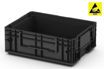 Антистатический пластиковый ящик RL-KLT 4147 (12.502F.65) э/п. Изображение №1