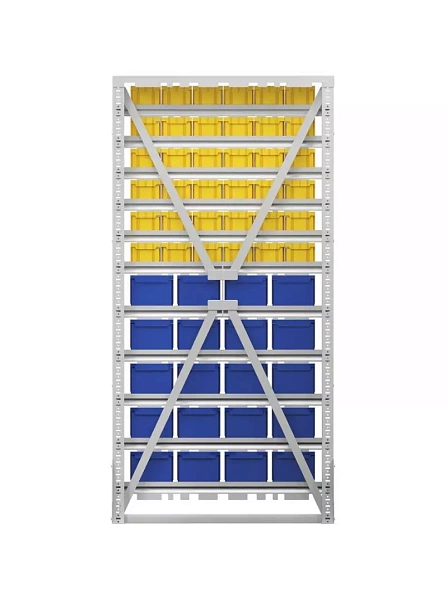 Фото односторонний стеллаж стойка стелла-техник а1-06-05-00 на сайте www.kiit.ru в интернет-каталоге КИИТ ☎ +7(800) 707-07-45 Изображение №5