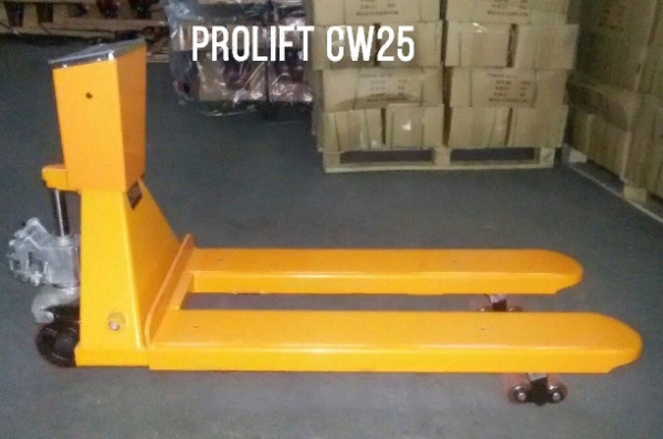 Фото гидравлическая тележка с весами prolift cw25 на сайте www.kiit.ru в интернет-каталоге КИИТ ☎ +7(800) 707-07-45
