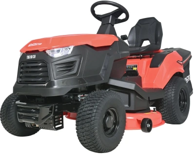 Газонокосилка с сиденьем (трактор) EVOline TRG 98 CH (96 см, 13 л.с., гидростатическая трансмиссия Loncin, травосборник 245 л). Изображение №2
