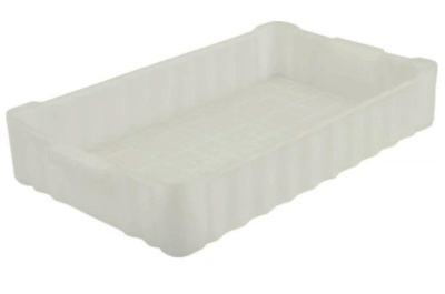 Ящик п/э рыбный 788х470х138 белый. Изображение №1