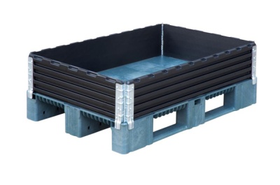 Складная паллетная рама усиленная (евроборт) 1200х800х200 мм. Изображение №1