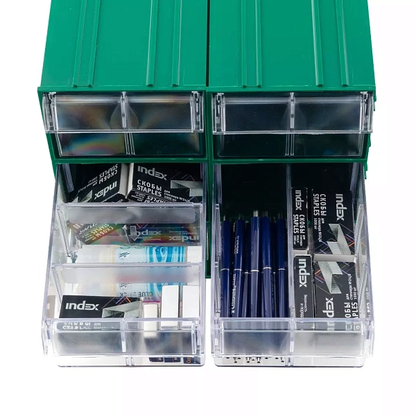 Фото ящик стелла-техник с-2-зеленый-прозрачный на сайте www.kiit.ru в интернет-каталоге КИИТ ☎ +7(800) 707-07-45 Изображение №7