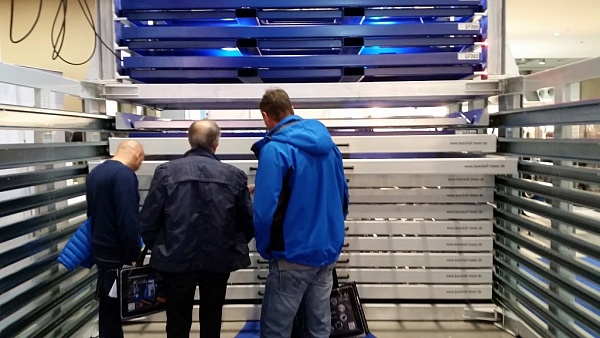 Фото стеллаж башня для листового металла на сайте www.kiit.ru в интернет-каталоге КИИТ ☎ +7(800) 707-07-45 Изображение №6