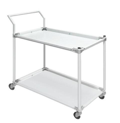 Передвижная металлическая тележка GRESSON ТМ-900-3 (900x500 мм, 3 полки, до 100 кг, термостойкость до 300°С). Изображение №9