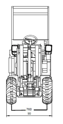 Мини-погрузчик шарнирно-сочлененный TAIAN DY620. Изображение №19