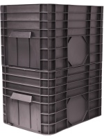 Фото ящик 710х500х455 черный на сайте www.kiit.ru в интернет-каталоге КИИТ ☎ +7(800) 707-07-45 Изображение №2