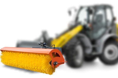 Коммунальная щетка для фронтального погрузчика. Изображение №1