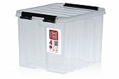 Прозрачный ящик Rox Box 4,5 литра с крышкой и клипсами 