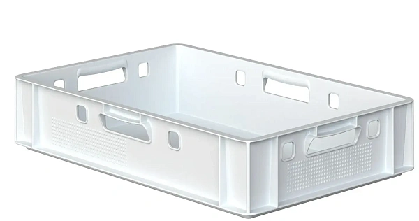 Фото пластиковый ящик для мяса iplast e1 12.421 600х400х120 белый на сайте www.kiit.ru в интернет-каталоге КИИТ ☎ +7(800) 707-07-45 Изображение №4
