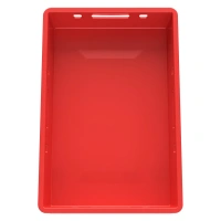 Фото пищевой ящик универсальный iplast e1 fk-6412 (600х400х120 мм, красный, полиэтилен) на сайте www.kiit.ru в интернет-каталоге КИИТ ☎ +7(800) 707-07-45 Изображение №11