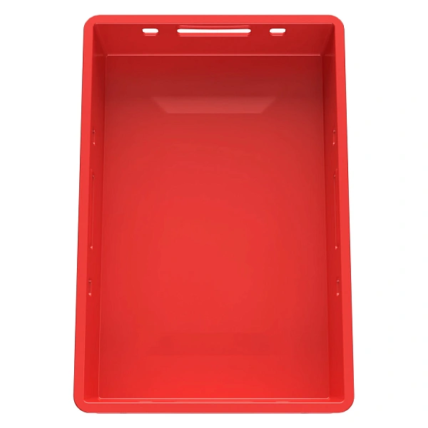 Фото пищевой ящик универсальный iplast e1 fk-6412 (600х400х120 мм, красный, полиэтилен) на сайте www.kiit.ru в интернет-каталоге КИИТ ☎ +7(800) 707-07-45 Изображение №11