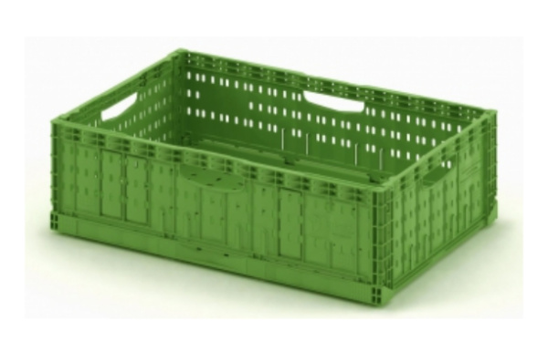 Фото ящик складной iplast 12.425 600х400х180 мм на сайте www.kiit.ru в интернет-каталоге КИИТ ☎ +7(800) 707-07-45