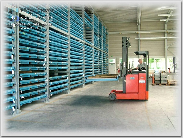 Фото стеллажи для листового металла на сайте www.kiit.ru в интернет-каталоге КИИТ ☎ +7(800) 707-07-45 Изображение №3