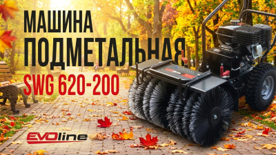 Бензиновая подметальная машина EVOline SWG 620-200 (с двигателем Zongshen, 62 см, 6 скоростей). Изображение №1
