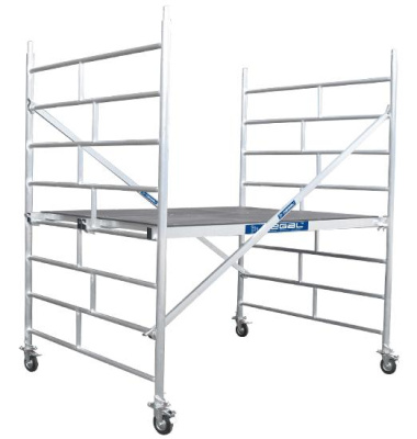 Передвижные монтажные подмости Megal ПМП-1400 (1,4х2,0 м, высота рабочей зоны 3,1 м, 200 кг/м2). Изображение №2