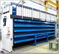 Фото автоматические механические стеллажи для длинномерного груза 7450 мм на сайте www.kiit.ru в интернет-каталоге КИИТ ☎ +7(800) 707-07-45 Изображение №8