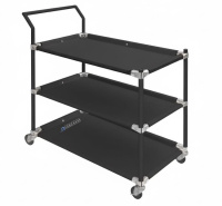 Купить тележку GRESSON ТМ-900-3 | Полки до 40 кг каждая, стальной каркас, антистатическое исполнение ESD