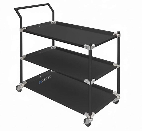 Купить тележку GRESSON ТМ-900-3 | Полки до 40 кг каждая, стальной каркас, антистатическое исполнение ESD