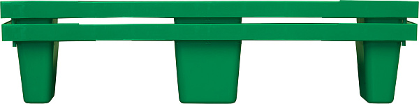 Фото пластиковый поддон на 9 ножках tr 1208 l 1200х800х160 мм перфорированный, зеленый на сайте www.kiit.ru в интернет-каталоге КИИТ ☎ +7(800) 707-07-45 Изображение №4