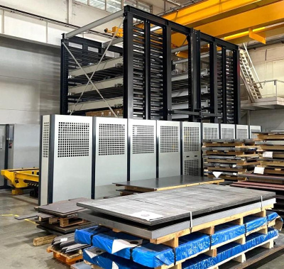 Автоматические стеллажи для листового металла | Производство Россия, для склада и производства. Изображение №9