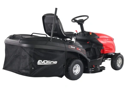 Садовый трактор (газонокосилка с сиденьем) EVOline TRG 84 CM (двигатель Zongshen 15 л.с., ширина кошения 84 см, травосборник 220 л). Изображение №5