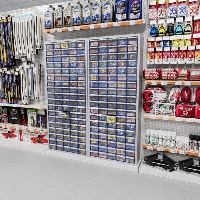 Шкаф металлический Стелла-техник С-2-90М на 90 коробов С-2-90М. Изображение №6