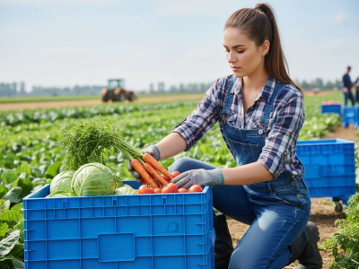 Большой передвижной контейнер на колесах Big Box 1017х636х673 голубой. Изображение №1