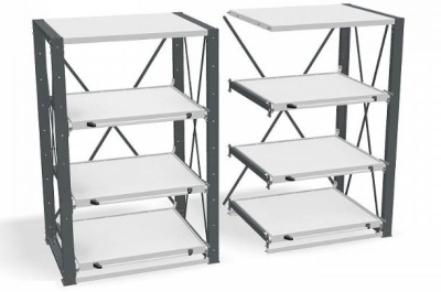 Стеллаж с выкатными платформами ДиКом ВТ-03. Изображение №5