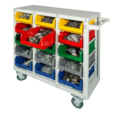 Передвижная тележка с ящиками Стелла-техник V3-15 125-И 15 ячеек г/п 350. Изображение №1