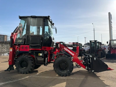 Экскаватор-погрузчик LEOTRACK BL35 (шарнирно-сочлененная рама, полный привод 4WD, 1600 кг). Изображение №9