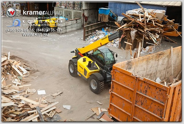 Фото телескопический погрузчик kramer 5509 на сайте www.kiit.ru в интернет-каталоге КИИТ ☎ +7(800) 707-07-45 Изображение №2
