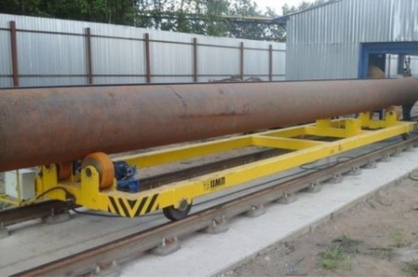 Фото рельсовая тележка для труб 6 тонн на сайте www.kiit.ru в интернет-каталоге КИИТ ☎ +7(800) 707-07-45