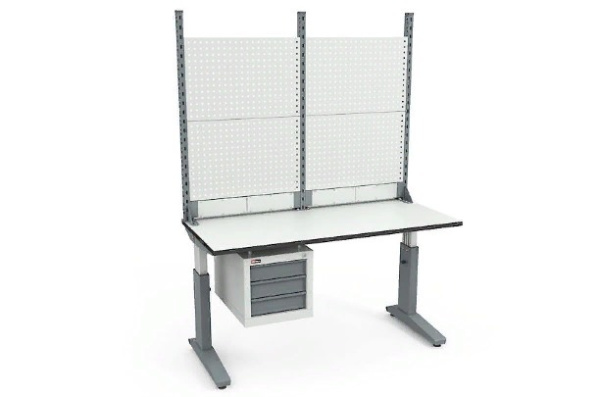 Фото стол монтажный диком ср-150-02 с экраном вс-150-э2 на сайте www.kiit.ru в интернет-каталоге КИИТ ☎ +7(800) 707-07-45