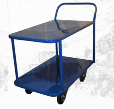 Тележка платформенная 2-х ярусная 700х1200 мм, металл КП-2-М-160-К. Изображение №2