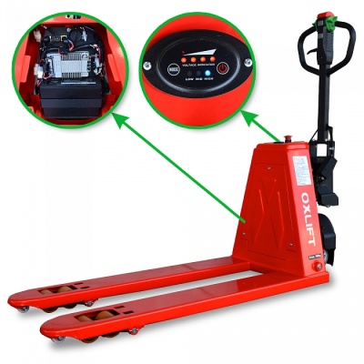 Электротележка PTE15 OXLIFT с литий-ионной акб 1500 кг. Изображение №3