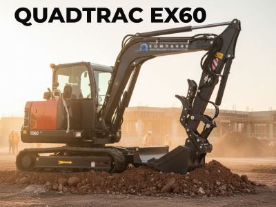 Гусеничный мини-экскаватор с кабиной QUADTRAC EX60. Изображение №2