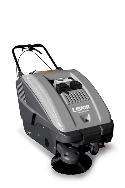 Ручная подметальная машина LAVOR Professional SWL 700 ST с бензиновым двигателем идеально подходит для уборки на складе, производстве и в магазине.