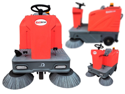 Подметальная машина EVOline SWB 1400 T | Самоходная, ширина уборки 1400 мм, бак 150 л. Изображение №1
