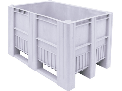 Крупногабаритный контейнер на полозьях BoxPallet 1200х800х740 мм сплошной, арт. C-Box 1208 S (740) зеленый. Изображение №5