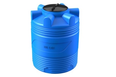 Емкость V 300 литров синяя. Изображение №1