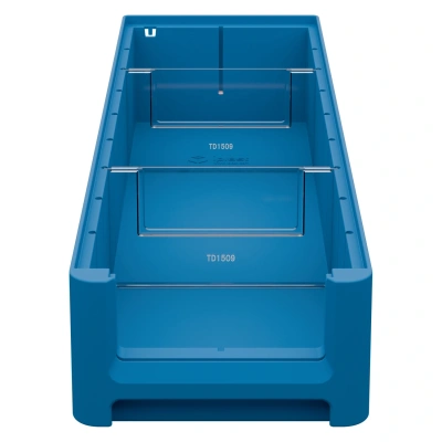 Контейнер SK-51509 500х155х90 мм iPlast голубой. Изображение №3