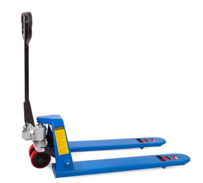 Низкопрофильная гидравлическая тележка TOR RHP 2500 кг 1150 мм полиуретановые колеса. Изображение №4